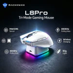 MACHENIKE L8 PRO 8K Gaming Mouse PAW3395 Sensor 8000Hz (New)