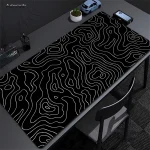 Gaming Mouse XXL Mousepad XXL Desk Mat Black And (New)