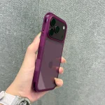 Luxury Transparent Acrylic Phone Case  iPhone17 18 Pro Max Shockproof Clear Bumper Back Cases Cover  (New)
