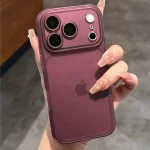 Luxury Antiskid Bumper Hybrid Armor Case  iPhone 18 17 Pro Max Camera Protection Clear Matte Cover  (New)
