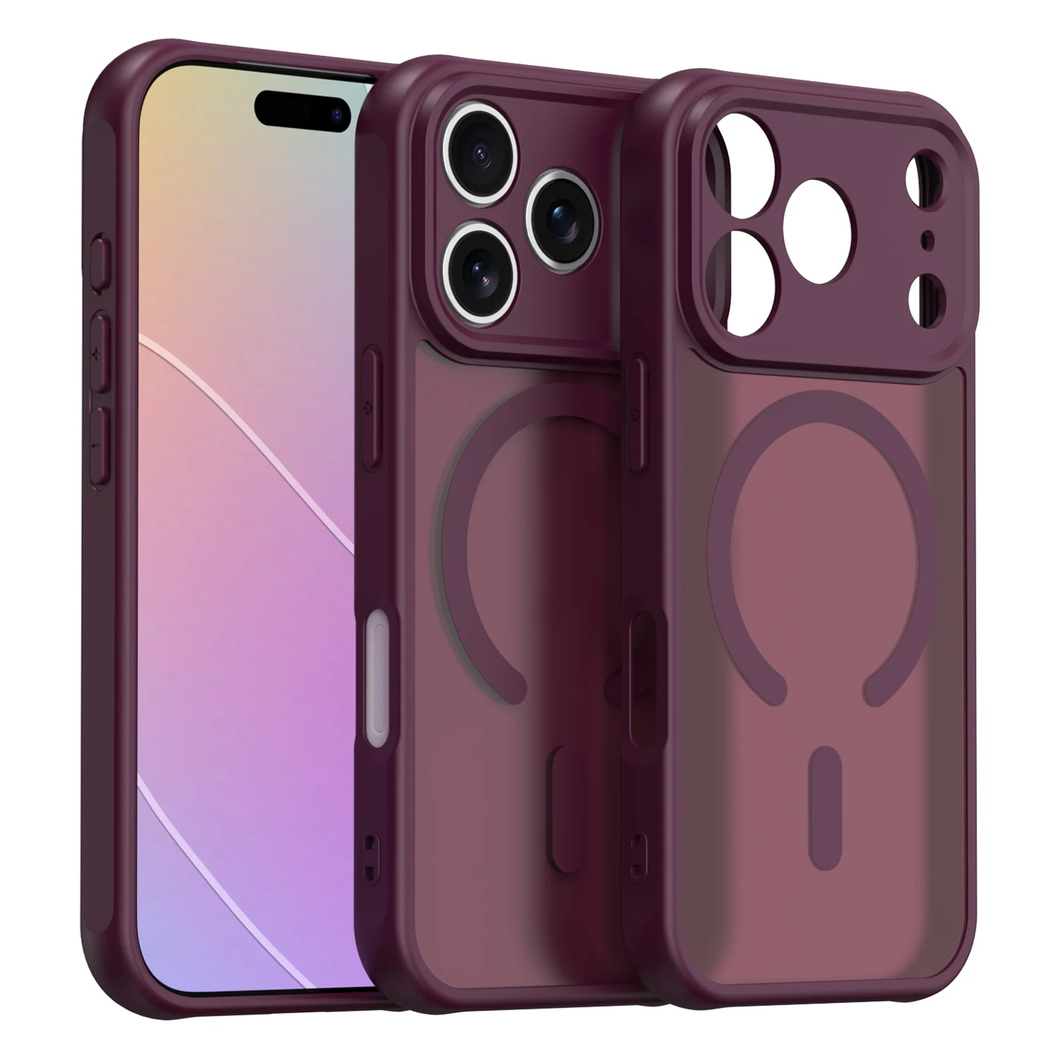 S7b51b73571d1481faf9e388e61e9e8b9S.webp Apple iPhone 18 Case Magsafe Magnetic Case Apple iPhone 18 Pro Max iPhone18Pro iPhone18ProMax 5G Shockproof Matte Back Cover Coque (New) - Image 1