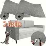 2 Rolls Thickened Self ScratchResistant Cat Scratching PadCuttableFurniture Sofa (New)