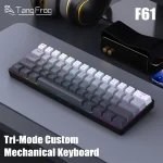 TangFrog F61 06 Mechanical Keyboard 61 Keys TriMode Wireless (New)