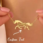 1 DIY custom women's name necklace length 45 centimeters (New)
