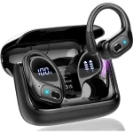 Bluetooth 6 Headphones HD65 Wireless Earbuds 75hrs Sport Bluetooth (New)