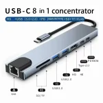 USB C Hub 8 In 1 Type C 31 (New)