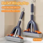 Mini Mop Self Squeeze Mop Powerful Folding Household Clean (New)