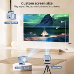 DESS Portable Smart Projector Android 13 Dual WiFi BT5 (New)