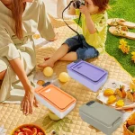 1L Cordless Electric Lunch Box 40W Heated Portable Food (New)