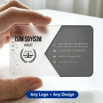 Cards Custom Business 200/500/1000PCS Custom Transparent Matte PVC Business (New)