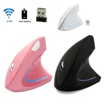 Wireless Vertical Mouse Gaming Mouse Computer Mice Ergonomic  (New)