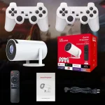 HY300 Game Projector 2 in 1 Controller Game TV (New)