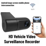 Android compatible Dash Cam UHD Night Vision DVR WiFi (New)