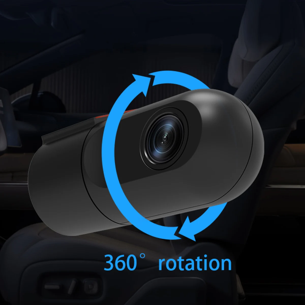 Sa0b9294860264d06ac15d209c708f57e3.webp Mini Dash Cam 360° Rotatable HD Car DVR Type‑C (New) - Image 1