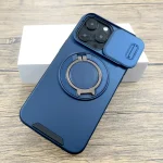 Shockproof Armor Case  iPhone 18 17 Pro Max 17Pro Pro IPhone17 Camera Lens Slide Cap Cover Stand Holder  (New)