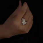 Retro Angel Demon Wing Couples Rings Fashion Men Women (New)