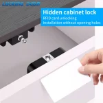 Smart Electronic Drawer Lock Invisible RFID IC Card Cabinet (New)