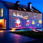 2026 Christmas Decorations Lights Outdoor LED Curtain Fairy Lamp (New)