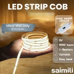COB LED Strip Light 5V USB Hand Sweep Sensor (New)