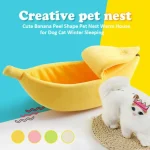 Banana Cat Bed House Funny Cute Cozy Cat Mat (New)