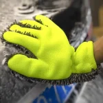 Five Finger Car Wash Gloves Doublesided Thick Plush Car (New)