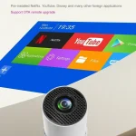 HY300 Mini Smart Projector Portable 180° Rotatable Stand Android11 (New)