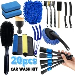 Car Cleaning Tool 16/20pcs Car Cleaning Tool Set Air (New)