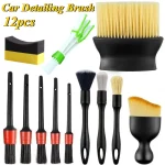 Car Cleaning Products 12pcs Car Detailing Brush Set Car (New)