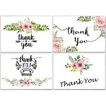 30pcs Flower Color Thank You For Your Order Card (New)