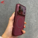 IPhone 18 Case 18Pro Max Luxury Solid Skin Feel Magnetic  Magsafe Phone Case  iPhone 18 17 Pro Max 18Pro Slim PC Camera Protection Cover  (New)