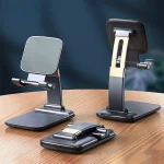 Phone Holder Portable Tablet Foldable ABS Desktop Mobile Phone (New)