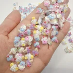 20Pcs New Nail Accessories Summer Permeating Fruit Strawberry Cone (New)