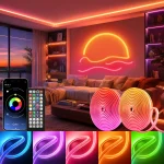 Smart LED Neon Strip Lights with APP & Remote (New)