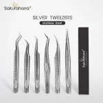 Tool Volume Extension Eyelash SAKURAHANA AntiStatic Eyelash Tweezers Professional (New)