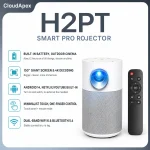 Projector Outdoor WiFi6 H2PT Mini Projector Android 14 WiFi6 (New)