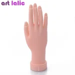 Flexible Soft Nail Practice Hand Model Bendable Fake Hand (New)