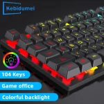 RGB Wired Mechanical Keyboard 104 Keys of Backlit Key (New)