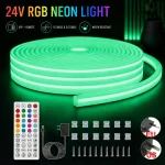 24V Neon Flex Strip With App Remote Control 5M (New)