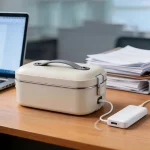 New electric heating lunch box stainless steel outdoor household (New)