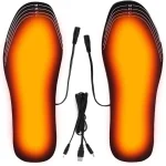 Electric Heated USB Heated Shoe Insoles Electric Foot Warming (New)