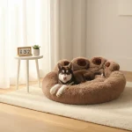 Pet Bed Large Sofa Fluffy Dog Bed Winter Warm (New)