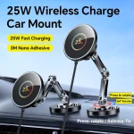 25W Car Magnetic Wireless Charger For iPhone 17 16 (New)