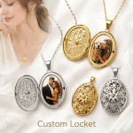 Customized Photo Locket Pendant for Women Personalized Picture Fashion (New)