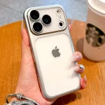 Luxury Soft Matte Phone Case  iPhone 17 18 Pro Max Plus Air Electroplating Silicone Bumper Back Cases Cover  (New)