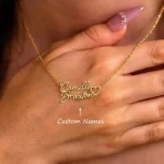 1 DIY custom women's name necklace length 45 centimeters (New)