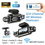 46085 Channel WiFi Dash Cam 1080P Full HD APP (New)