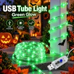 LED Rope Lights Tube String Lights USB Powered 7/12/17/22M (New)