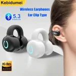 Wireless Bluetooth Earphone Single Ear Bone Conduction Earphone Clip (New)
