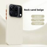 For OPPO Find X10 Pro Max Case for Magsafe Magnetic Rock Sand Texture Frosted Acrylic Cover Shockproof Funda