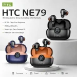 HTC NE79 Bluetooth Earphones Sports Gaming Long Battery Comfort (New)